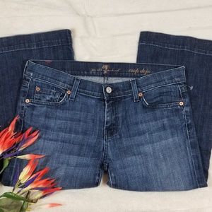 7 for all mankind "Cropped Dojo" jeans, Size 29